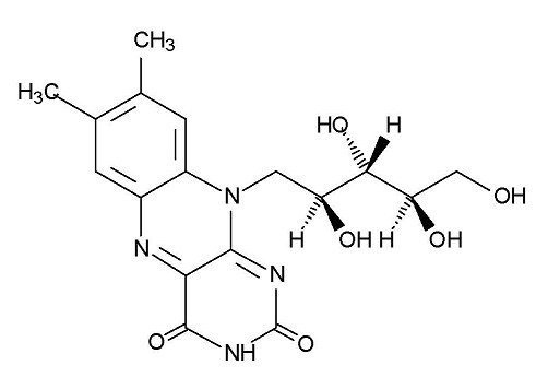 Химическая формула Vitamin B2